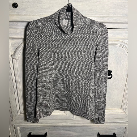 Lululemon Ready To Rulu Heather Grey White Herringbone Print Athleisure Lounge - Picture 4 of 9